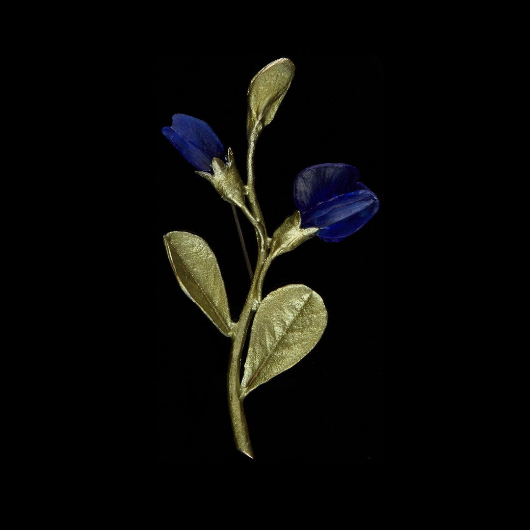 False Indigo Brooch - Michael Michaud Jewellery