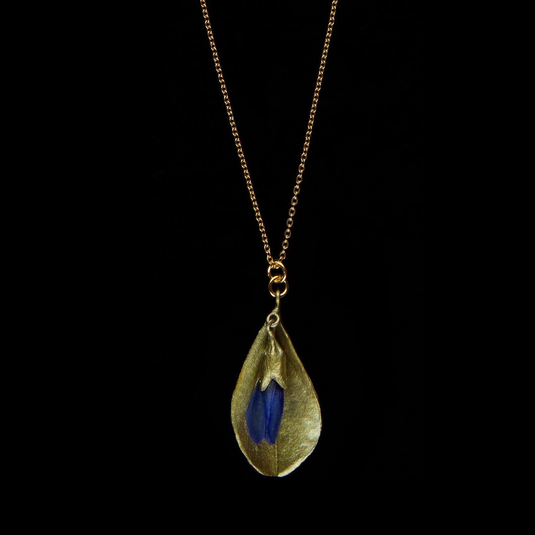 False Indigo Pendant - Glass Pendant - Michael Michaud Jewellery