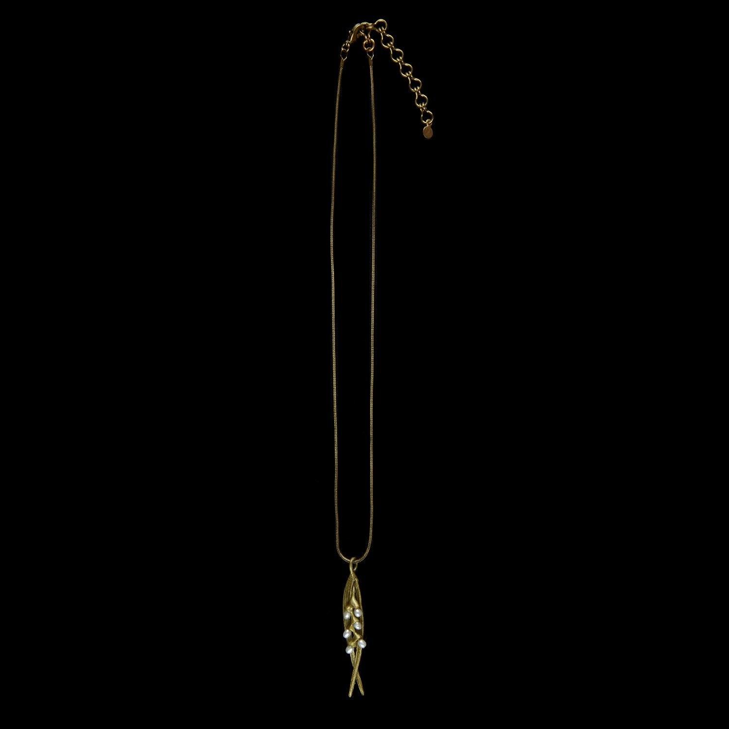 Rice Pendant - Snake Chain - Michael Michaud Jewellery