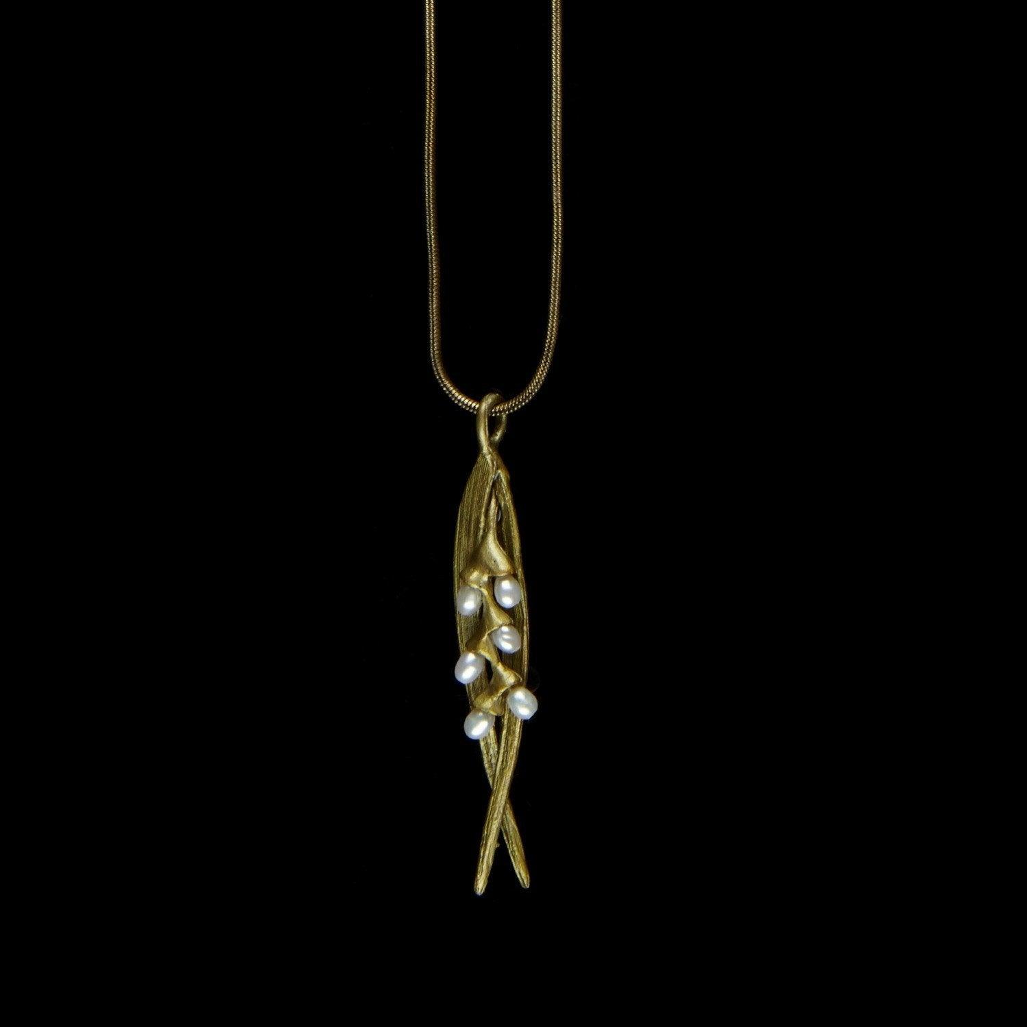 Rice Pendant - Snake Chain - Michael Michaud Jewellery
