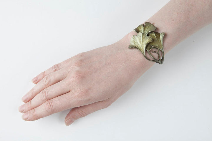 Ginkgo Cuff Bracelet - Michael Michaud Jewellery