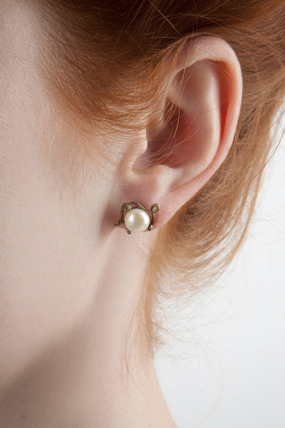 Pea Pod Earrings - Post - Michael Michaud Jewellery