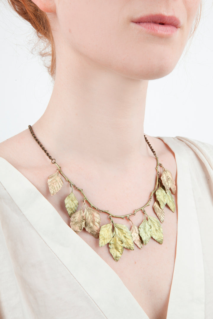 Autumn Birch Necklace - Statement