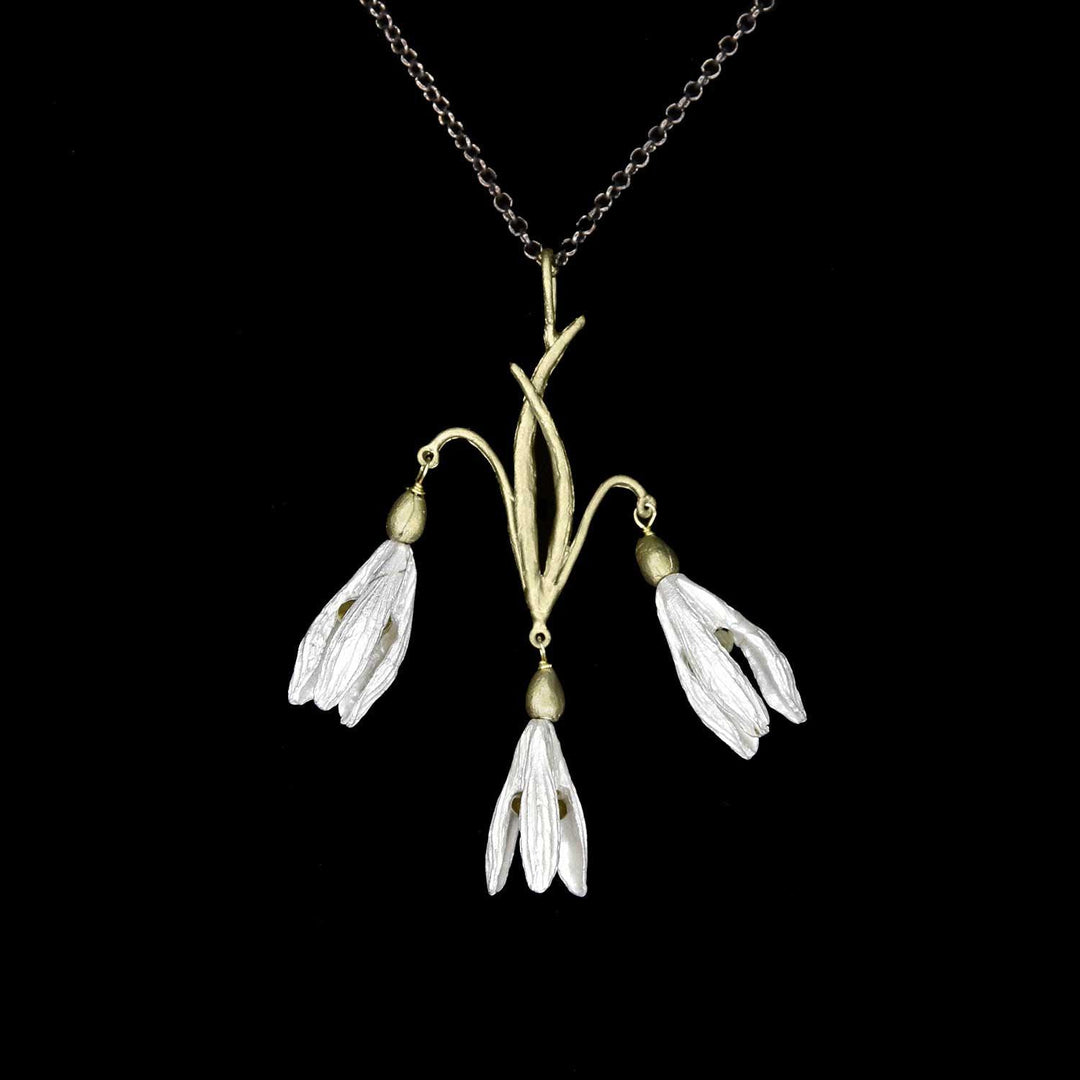 Snowdrops Pendant - Dangle - Michael Michaud Jewellery