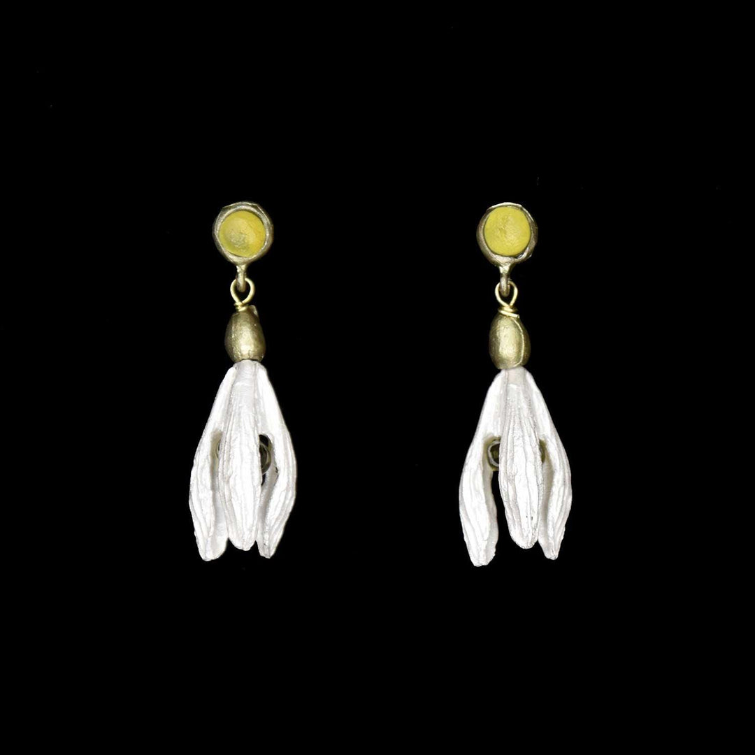 Snowdrops Earrings - Post - Michael Michaud Jewellery