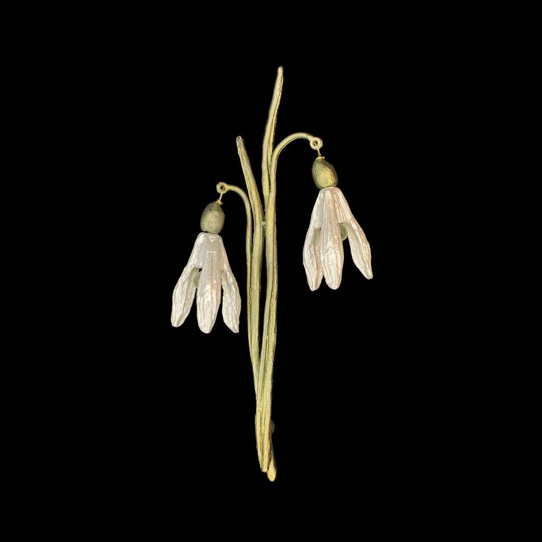 Snowdrops Brooch - Michael Michaud Jewellery