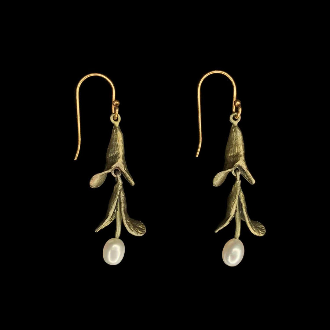 Spiral Pod Earrings - Dangle Wire - Michael Michaud Jewellery