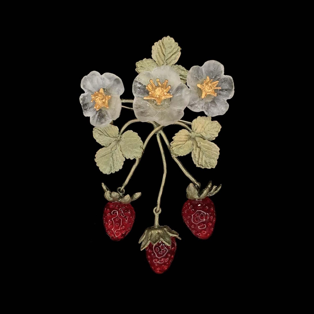 Strawberry Brooch - Statement - Michael Michaud Jewellery