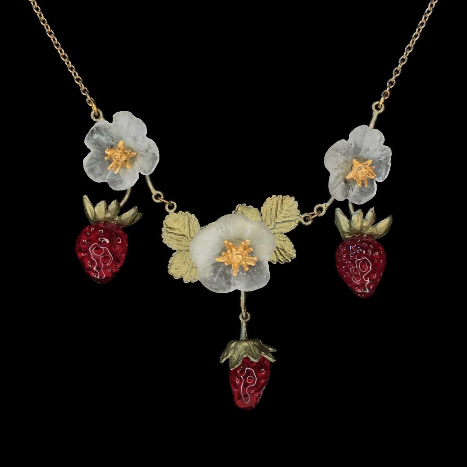 Strawberry Necklace - Michael Michaud Jewellery