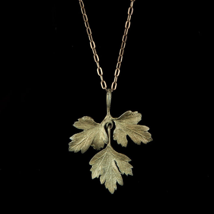 Petite Herb - Parsley Pendant - Michael Michaud Jewellery