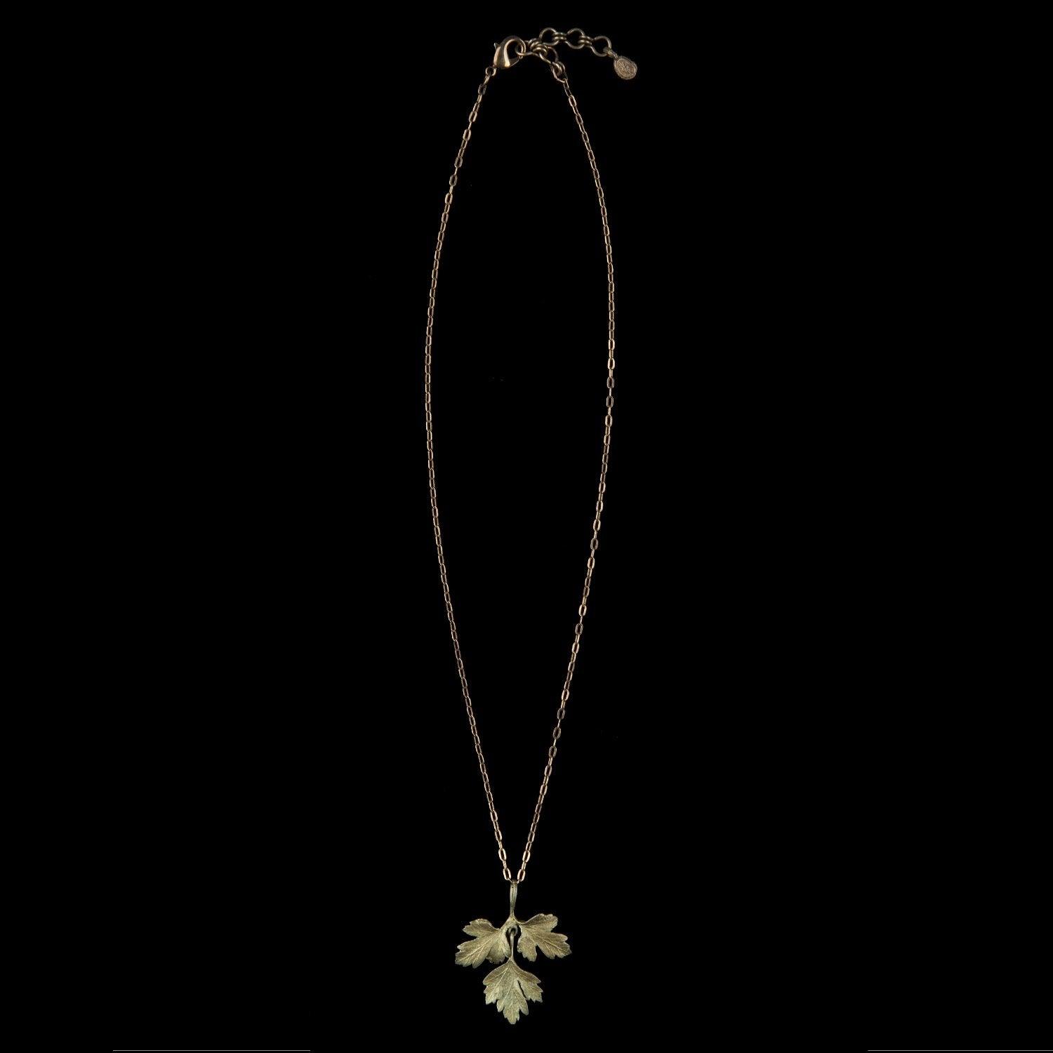 Petite Herb - Parsley Pendant - Michael Michaud Jewellery