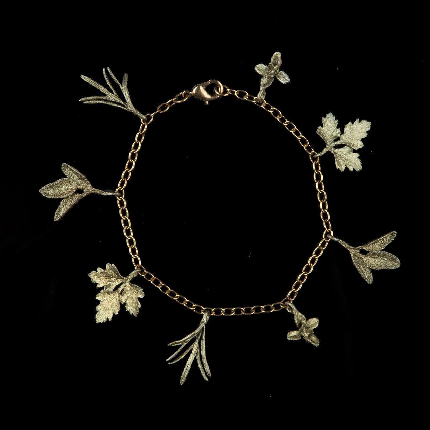 Petite Herb Charm Bracelet - Michael Michaud Jewellery