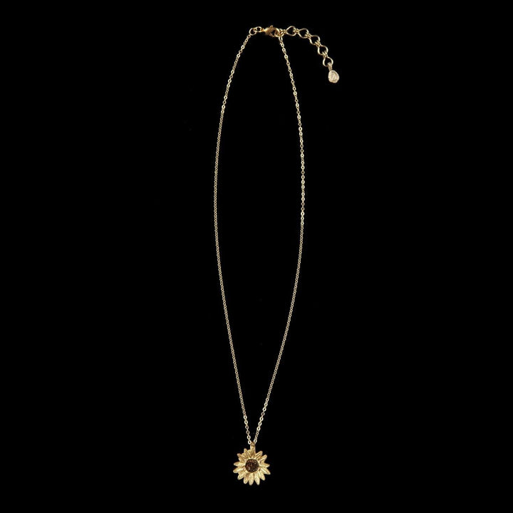 Sunflower Petite Pendant - Michael Michaud Jewellery