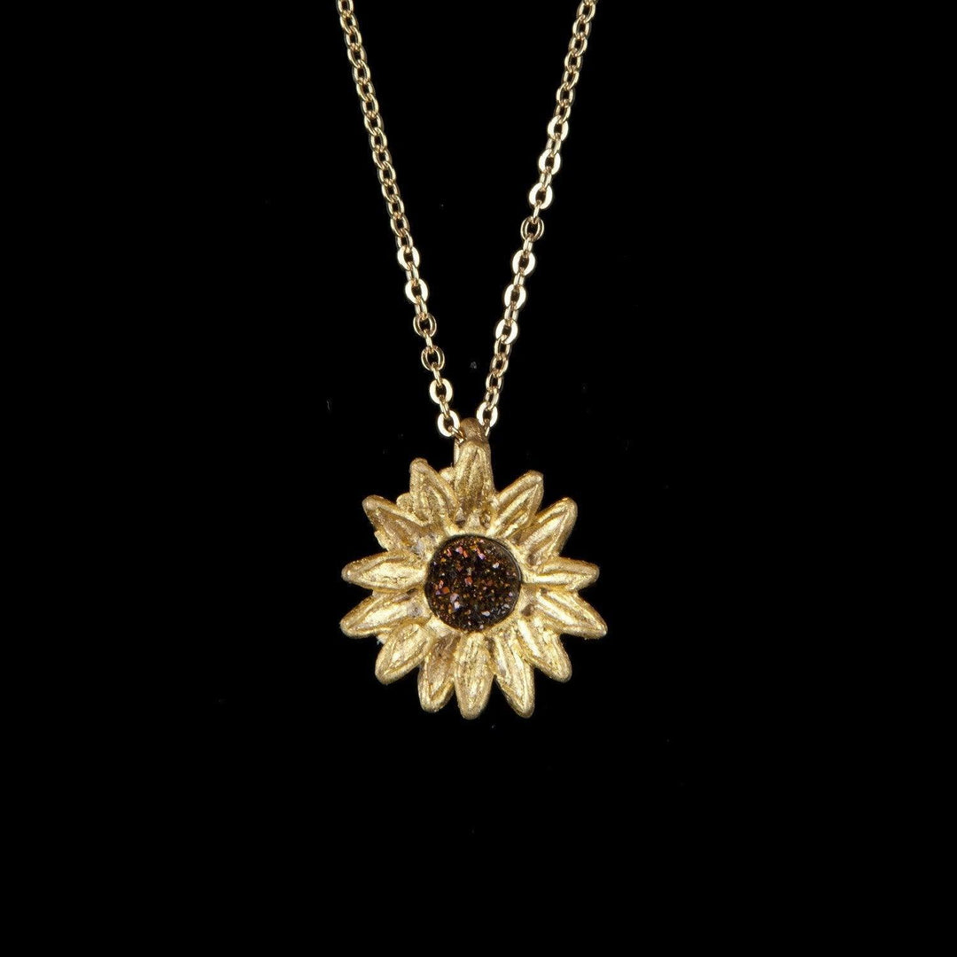 Sunflower Petite Pendant - Michael Michaud Jewellery