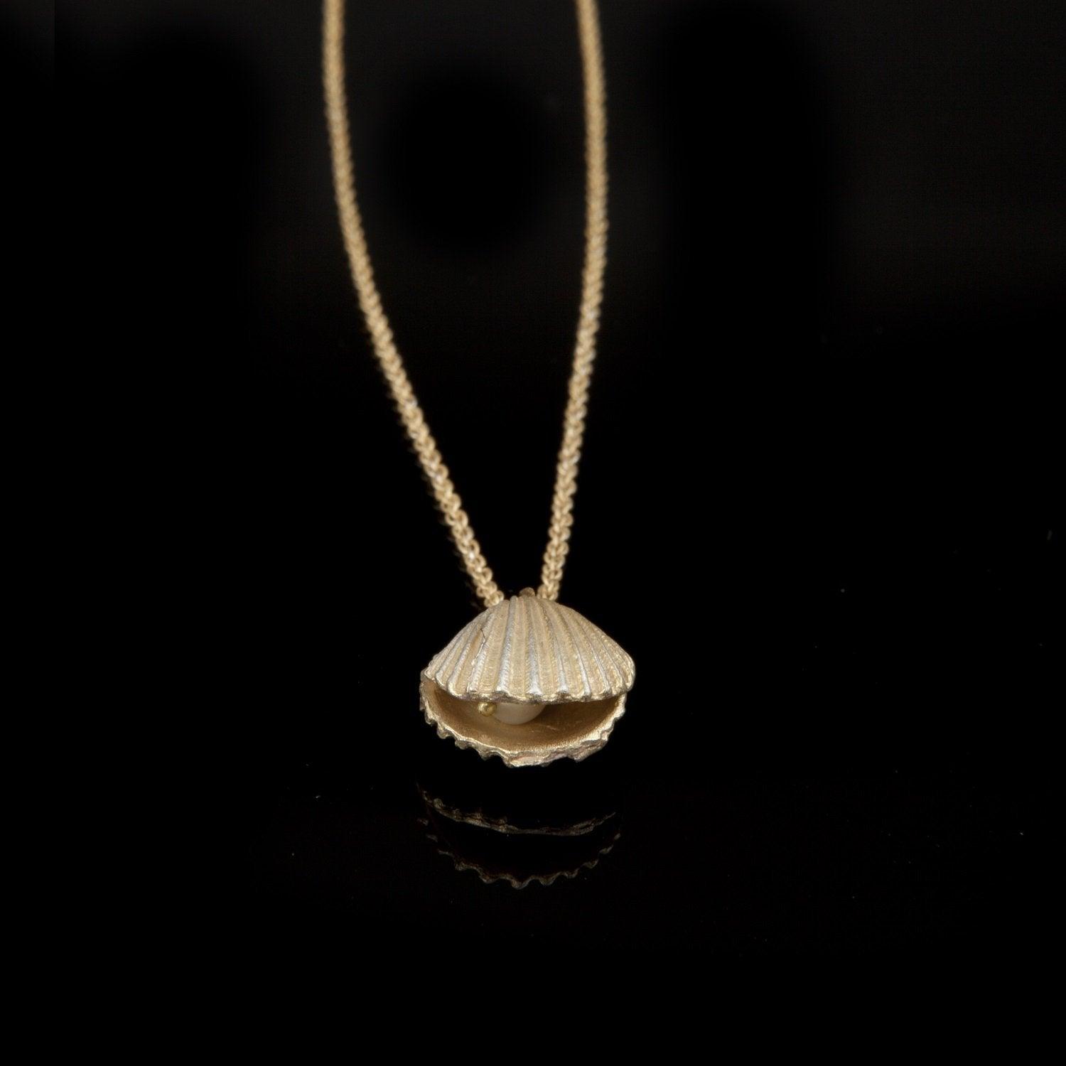 Oyster Shell Pendant - Michael Michaud Jewellery