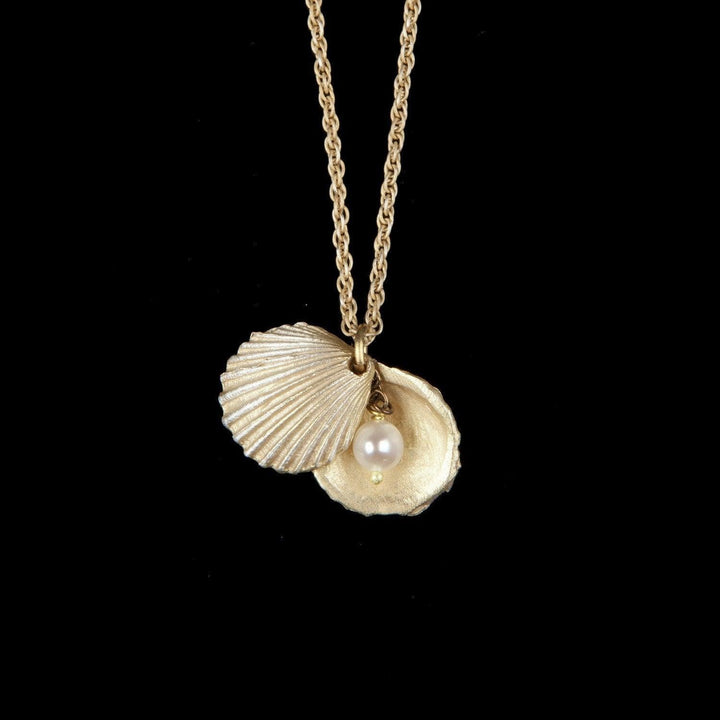 Oyster Shell Pendant - Michael Michaud Jewellery