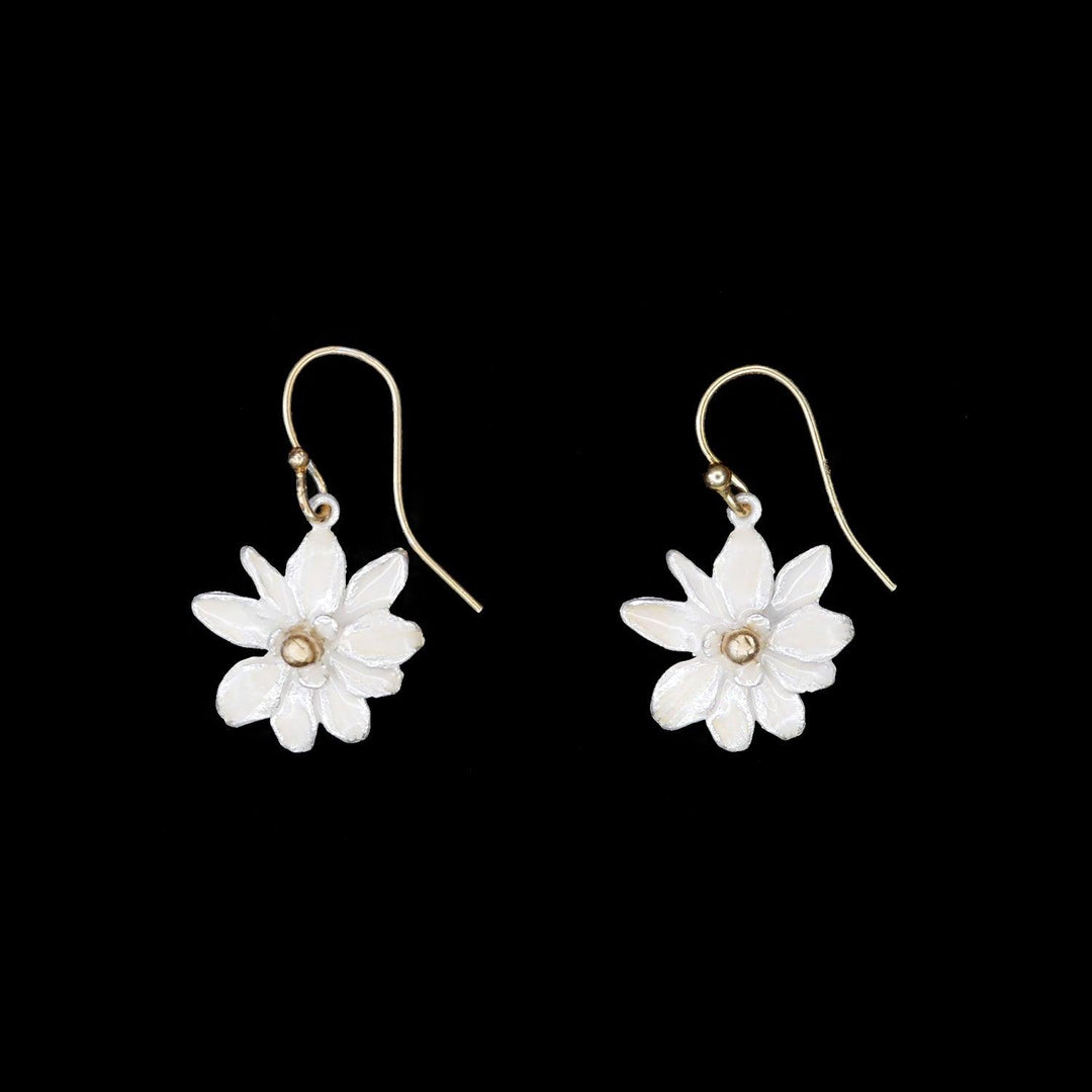 Magnolia Earrings - Flower Wire - Michael Michaud Jewellery