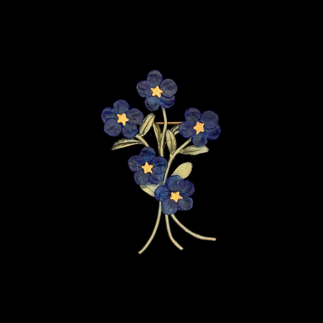 Blue-Eyed Mary Brooch - Michael Michaud Jewellery