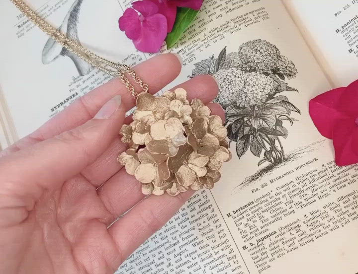 Hydrangea Pendant - Bouquet