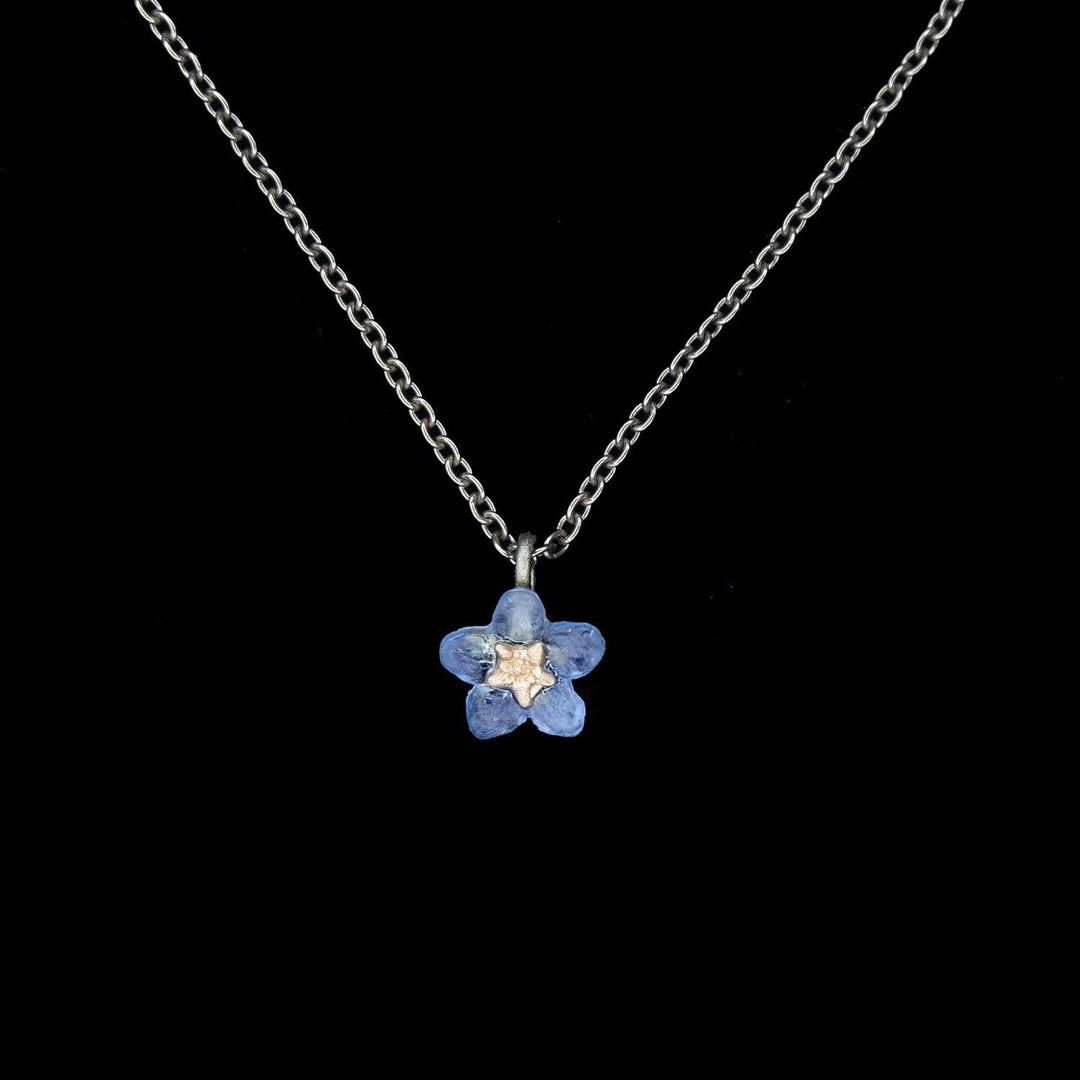 Forget Me Not Pendant - Single Flower - Michael Michaud Jewellery