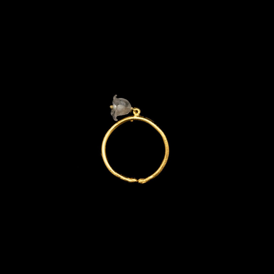 Fine Lily of the Valley Ring - Single Flower - Michael Michaud Jewellery