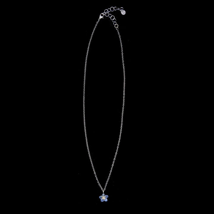 Forget Me Not Pendant - Single Flower - Michael Michaud Jewellery